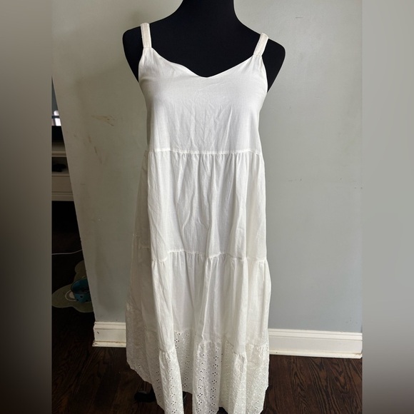 Splendid SPL Tween Girls Eyelet Maxi Dress size 12 - Picture 2 of 8